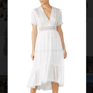 The Kooples white lace dress